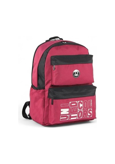 Benetton Bordo Unisex Okul Sırt Çantası Ben04295 001