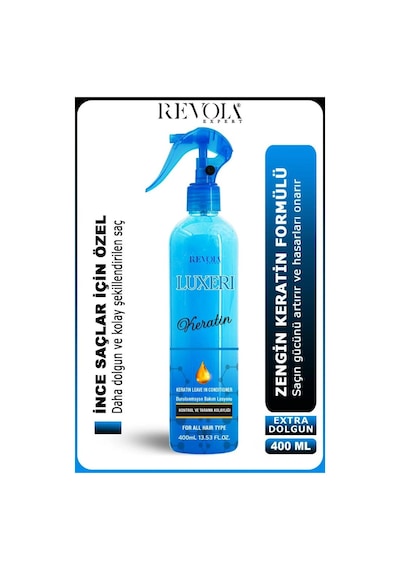 Revola Expert Luxeri Kontrol Ve Tarama Kolaylığı Fön Suyu 400 Ml Keratin