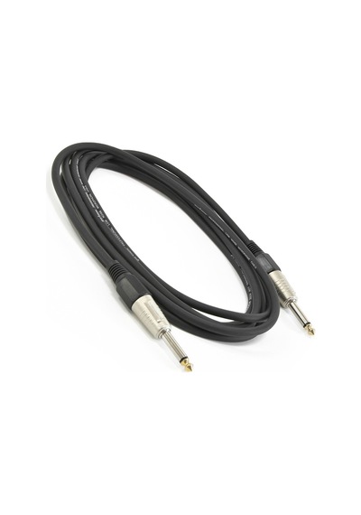 Mono 6.35mm 1/4" Jack Gitar Amfi Enstrüman Kablosu - 1 Metre