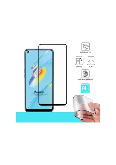 Microsonic Oppo A54 4g Seramik Matte Flexible Ekran Koruyucu Siyah