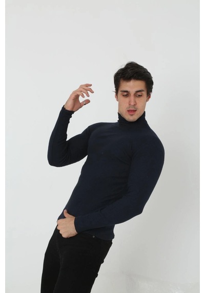 Barlashive Erkek Fitilli Kaşkorse Kumaş Boğazlı Full Likralı Slimfit Body - Siyah Çok Renkli