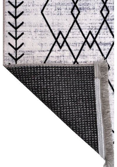 Blghome Kilim Desen Modern Halı Dekoratif Kilim gri