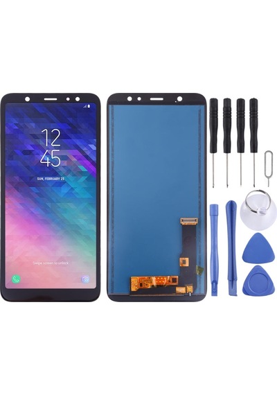 Samsung Galaxy A6 Plus 2018 Lcd Ekran Siyah Renk İlanı +tamir Seti Tam Uyumlu