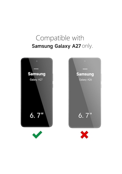 Samsung Galaxy A27 İle Uyumlu Kılıf Esnek Premium Telefon Kılıfı Ve Temperli Cam Ekran Koruyucu Lacivert