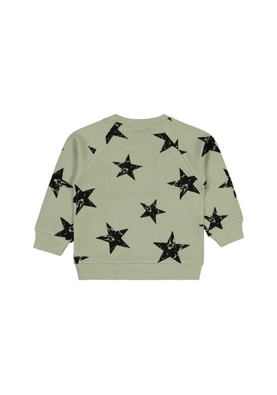 Civil Boys Yıldız Empirme Baskılı 2-5 Yaş Sweatshirt - Haki