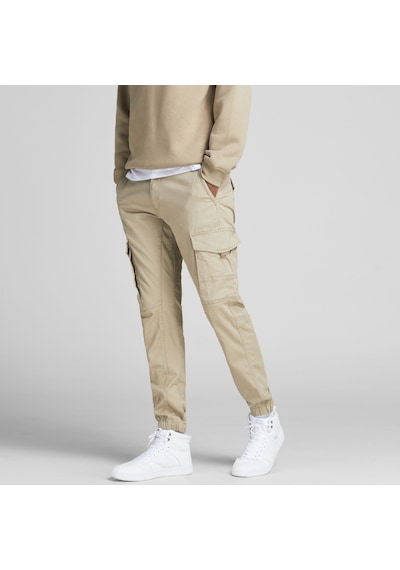 Jack & Jones Paul Flake 542 Kargo Pantolon 12193754 Crockery Açık Krem