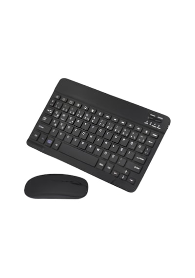 Bluetooth Klavye Mouse Seti Taşınabilir Wireless Bilgisayar Aksesuarı