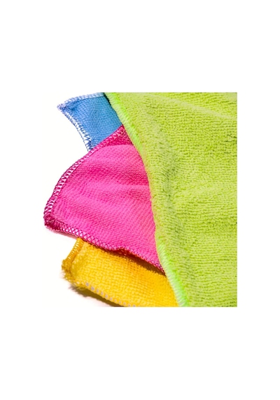 Alpars 4 Adet Mikrofiber Temizlik Bezi Cam, Araba, Mutfak Temizlik Bezi 30 30 Cm Leke Tutmaz