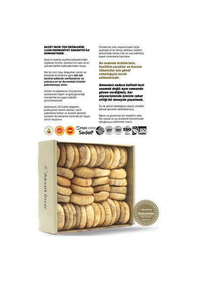 Kuru İncir Lerida Dizim 500g Aydın İnciri Ab Coğrafi İşaretli 500 G