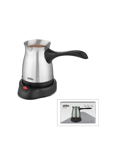 Çelik Elektrikli Cezve Türk Kahve Makinesi - 6fincan 500ml 360 Kablosuz Kullanım Katlanır Kulp 600w Scm-9039 5250
