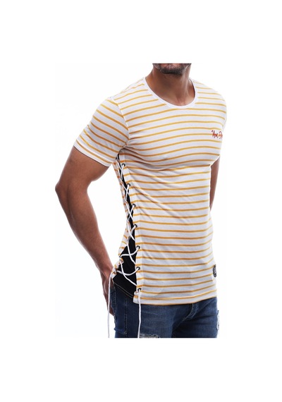 Madmext Yandan Bağcıklı Camel Tişört 2567-camel Camel