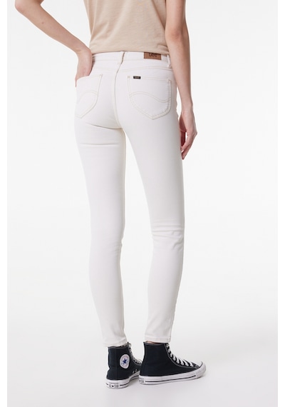 Lee Scarlett Skinny Fit Dar Kesim Yüksek Bel Çok Dar Paça Bej Kadın Esnek Jean Denim Kot Pantolon L626007614 Bej