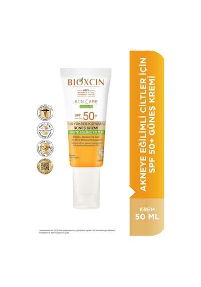 Bioxcin Acnium Sun Care Çok Yüksek Korumalı Güneş Kremi SPF50+ 2 x 50 ML