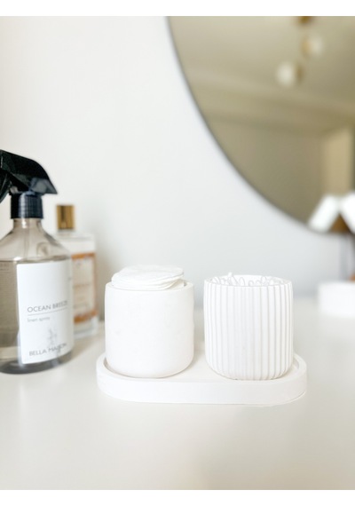 Bernami Biblo Pinterest Dekoratif Dikey Çizgili 3'lü Set , Banyo Seti