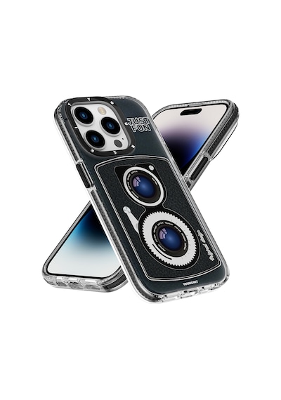 Youngkit Apple Uyumlu iPhone 14 Pro Kılıf Magsafe Şarj Özellikli Lens Figürlü YoungKit Art Film Serisi Kapak YOUNGKİT-TA85948