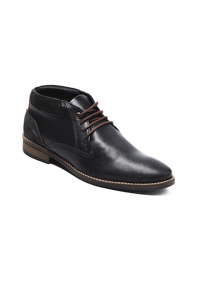 Bot Erkek 619 010 Wk-john May Orkut Suede Black Siyah
