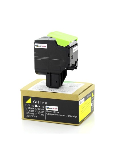 Tonerturk Lexmark 80C8Sy0 Sarı Uyumlu Toner / Cx310 / Cx410 / Cx510