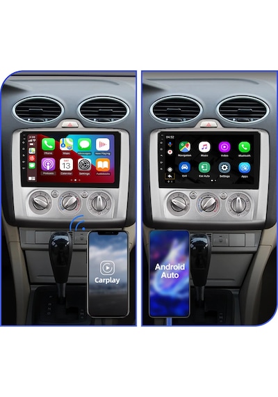 Exvol Ford Focus 2 Multimedya 9 İnc Ips Ekran Android 10 Sürüm 2+32 GB