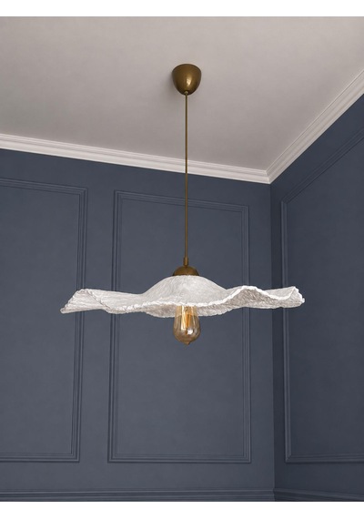 Lioraa Lighting Athea 60 Cm Sarkıt Avize Kırık Beyaz