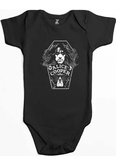Zepplin Giyim Alice Cooper Moon Of Alice Sarı Bebek Body Zıbın