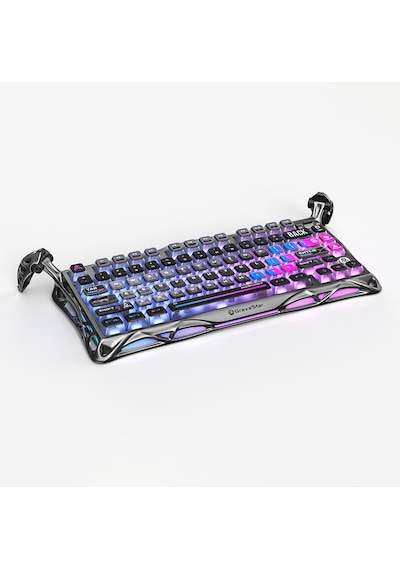 Gravastar Mercury K1 Pro+M1 Pro Kablosuz Rgb Işıklı Cyb Optik Mekanik Q Gaming Klavye Ve Optik Mouse Seti
