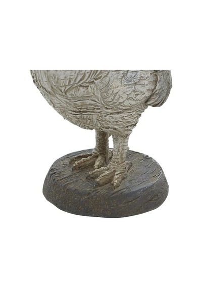 Çiftlik Evi Polystone Horoz Heykel, 8" X 5" X 12", Beyaz Diğer