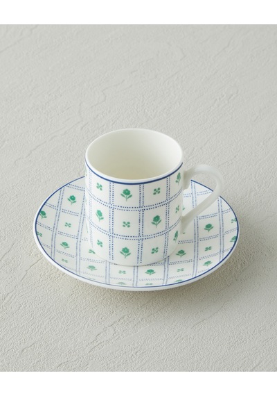 English Home Nautica New Bone China 4 Parça 2 Kişilik Kahve Fincan Takımı 80 Ml Mavi