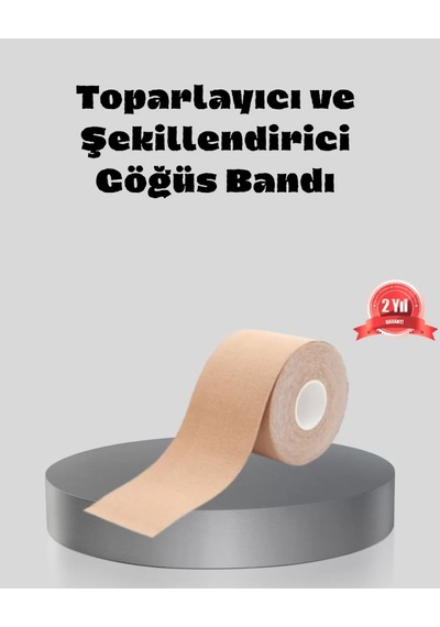 Suya Dayanıklı Görünmez Göğüs Bandı Pamuklu Ve Esnek Destek Bandı