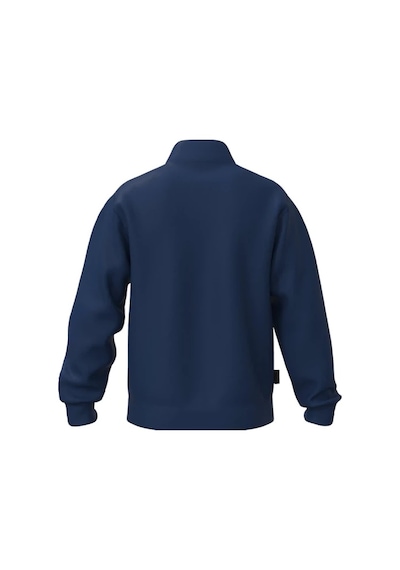 Mizuno Athletic 1/4 Zip Erkek Fermuarlı Sweatshirt Lacivert Çok Renkli