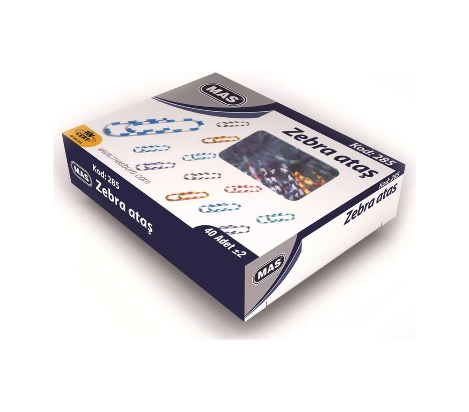 285 Pvc Kaplı Zebra Ataş 28 Mm