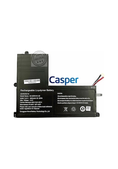 Casper Uyumlu Nirvana C350.5005-4500X Batarya pil