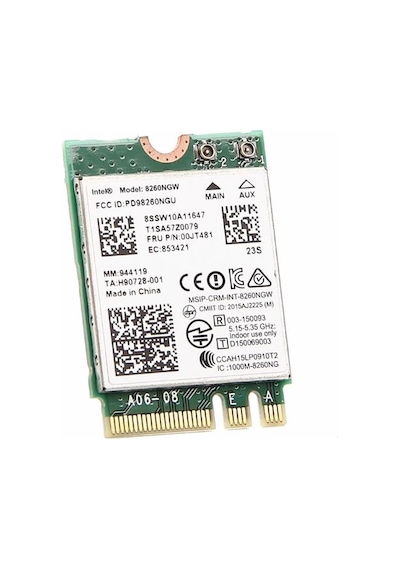 Lenovo Uyumlu Yoga 710-14Ikb Intel 8260Ngw Dual Band Bluetooth
