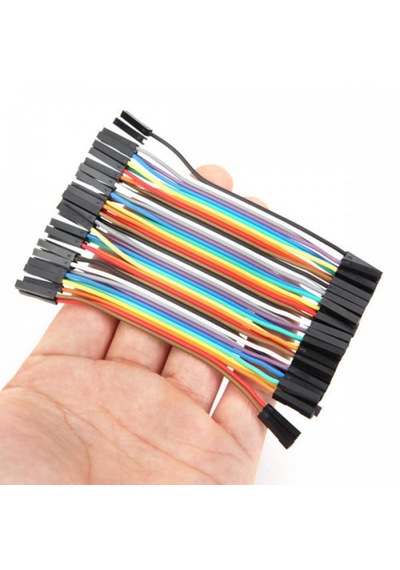 10cm 40 Pin Dişi Dişi Dupont Kablo Breadboard Jumper