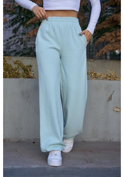 Etiler Collection Düz Lastikli Eşofman - Mint Yeşili Mint Yeşili