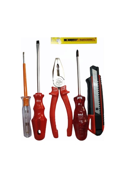 Makro Pense Tornavida K.Kalemi Ve Viptec Maket Bıçağı 6 Lı Set