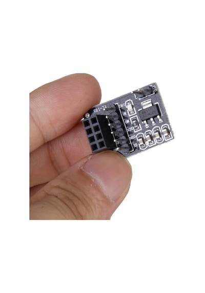 NRF24L01 Adaptör Kart NRF24L01+PA+LNA 8 Pin Dönüştürücü Devre 12 V