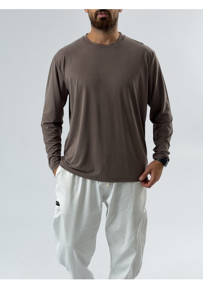 Cocopelli Tensel Basic Kahverengi Erkek Sweatshirt Coc3470