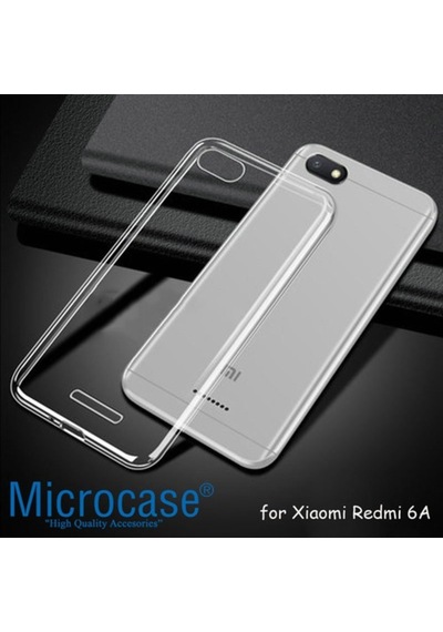 Microcase Xiaomi Redmi 6A Ince 0.2 Mm Soft Silikon Kilif+Tempered 277552172 - Seçenek / Cam Koruma-Cam Istiyorum