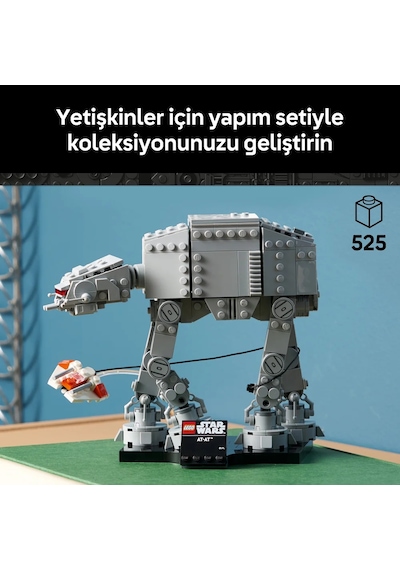 LEGO® Star Wars: İmparatorun Dönüşü AT-AT™ 75440 - Yetişkinler için Orijinal Detaylar İçeren Yaratıcı Model Yapım Seti (525 Parça)