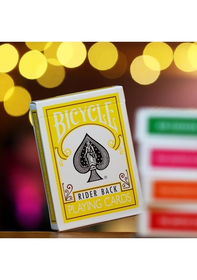 Bicycle Standard Endeks Sarı Oyun Kartları
