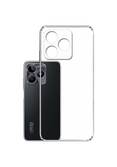 Kvy Realme C53 Kamera Korumalı Süper Silikon Kılıf