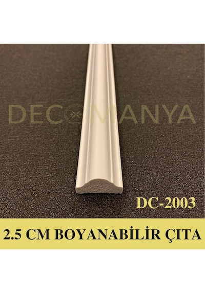 Decomanya Boyanabilir Duvar Çıtası Poliüretan Çıta Polimer Çıta