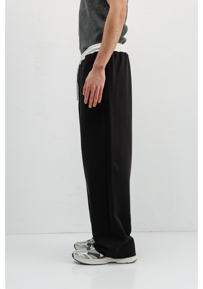 Vamos Baggy Fit Eşofman Alt V80-41 Siyah