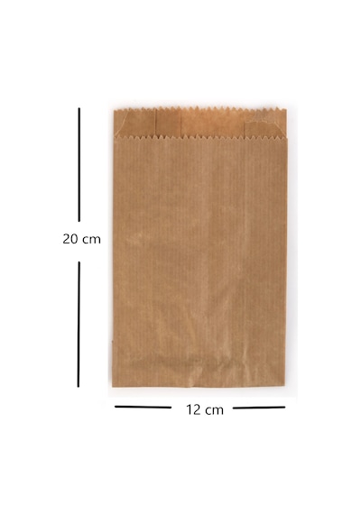 Anadolu Kağıtçılık Çizgili Şamua Kraft Kese Kağıdı 40 G 10 KG 12 CM X 20 CM- 125 G'lık