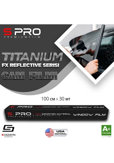 S Pro Cam Filmi Nano Titanium Fx Seris 2ply %50 50cm/30mt