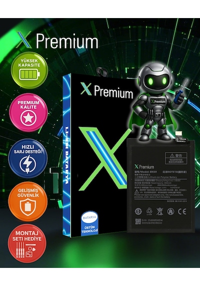 Xpremium Xiaomi Redmi Note 10s 4g Uyumlu Batarya Pil Süper Yüksek Kalite 5000 Mah Bn61