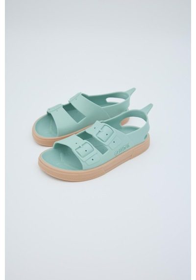 Boatilus Irky.veg-f Pastelgreen/beige Çocuk Sandalet Yeşil