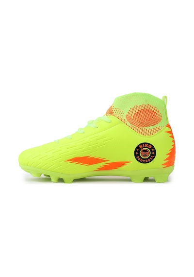 Kiko Kids 142 Fkp Boğazlı Krampon Çim Saha Erkek Çocuk Futbol Ayakkabı Sarı - Turuncu