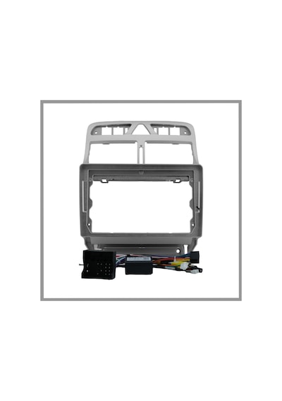 Govimaks Peugeot 307 2001-2008 Uyumlu Gümüş 9 Inc Androıd Multimedya Çerçevesi-soket-canbus