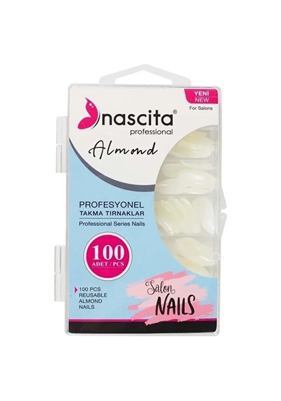 Nascita 100'lü Kutulu Almond Takma Tırnak - 166